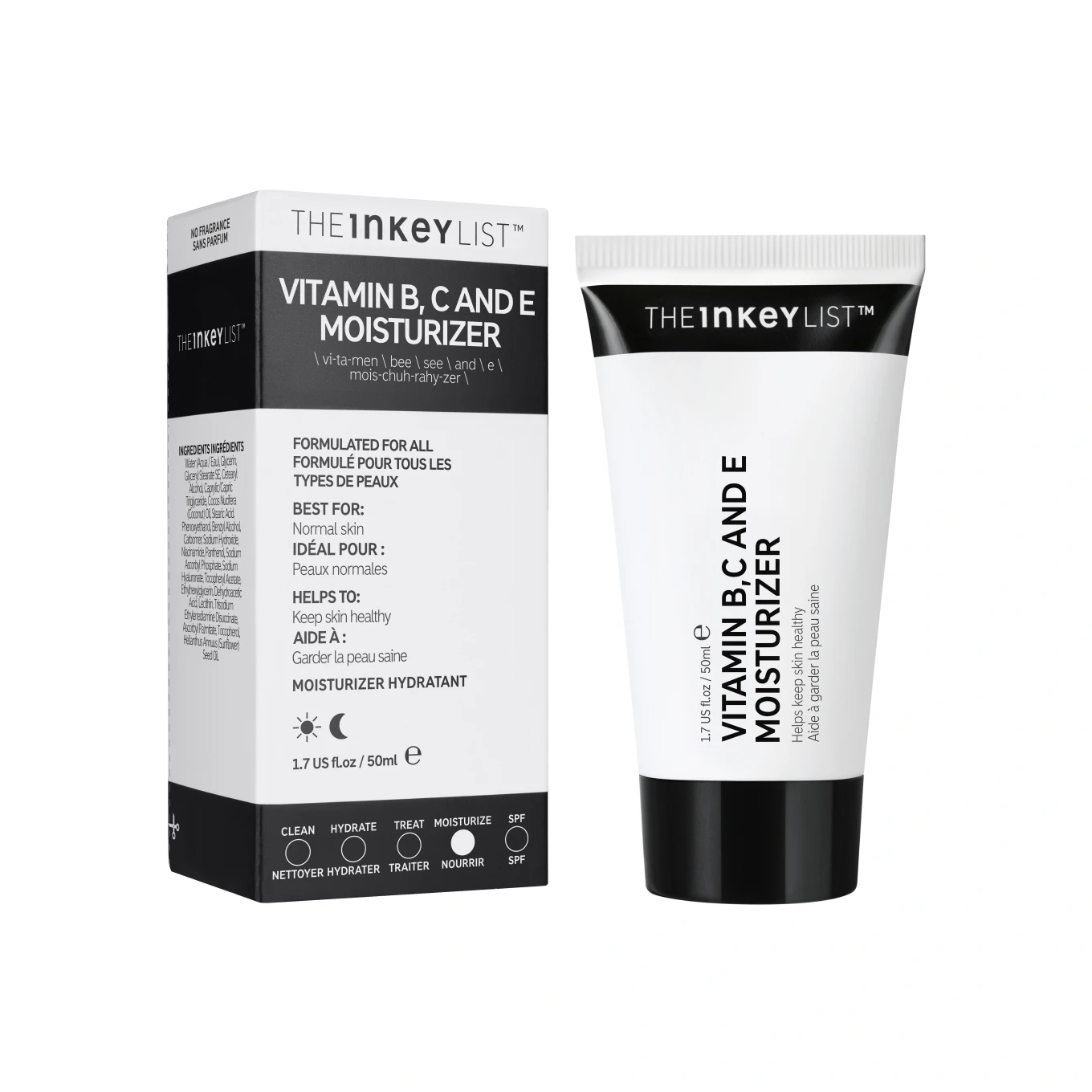 The Inkey List Vitamin B, C and E Moisturizer 50ml The Inkey List 