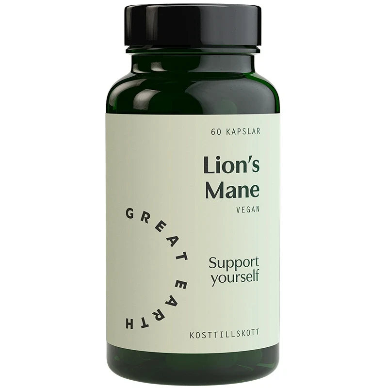 Great Earth Lion's Mane 60 kapslar Great Earth