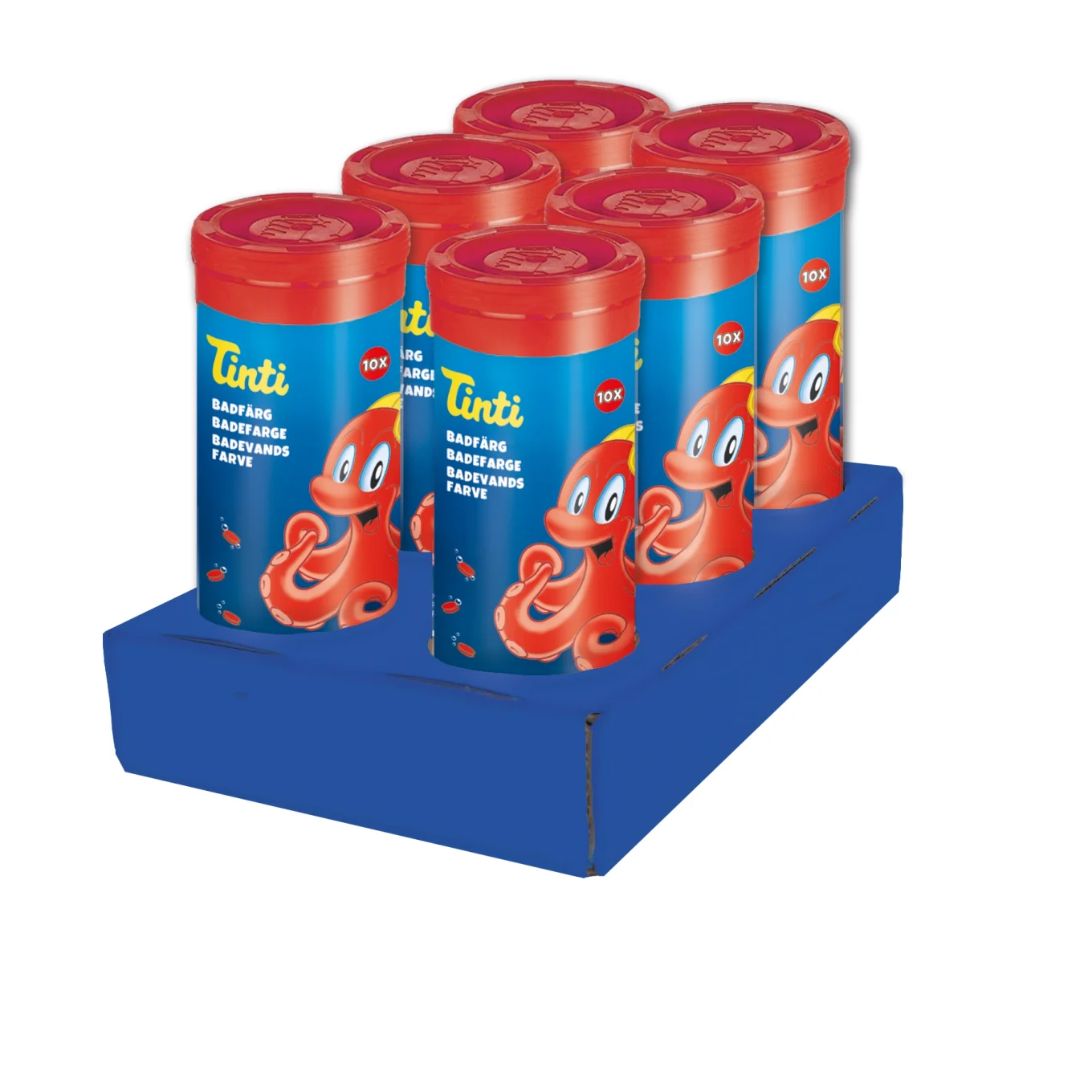 Tinti Badfärg Röd Tabletter 10 st Tinti