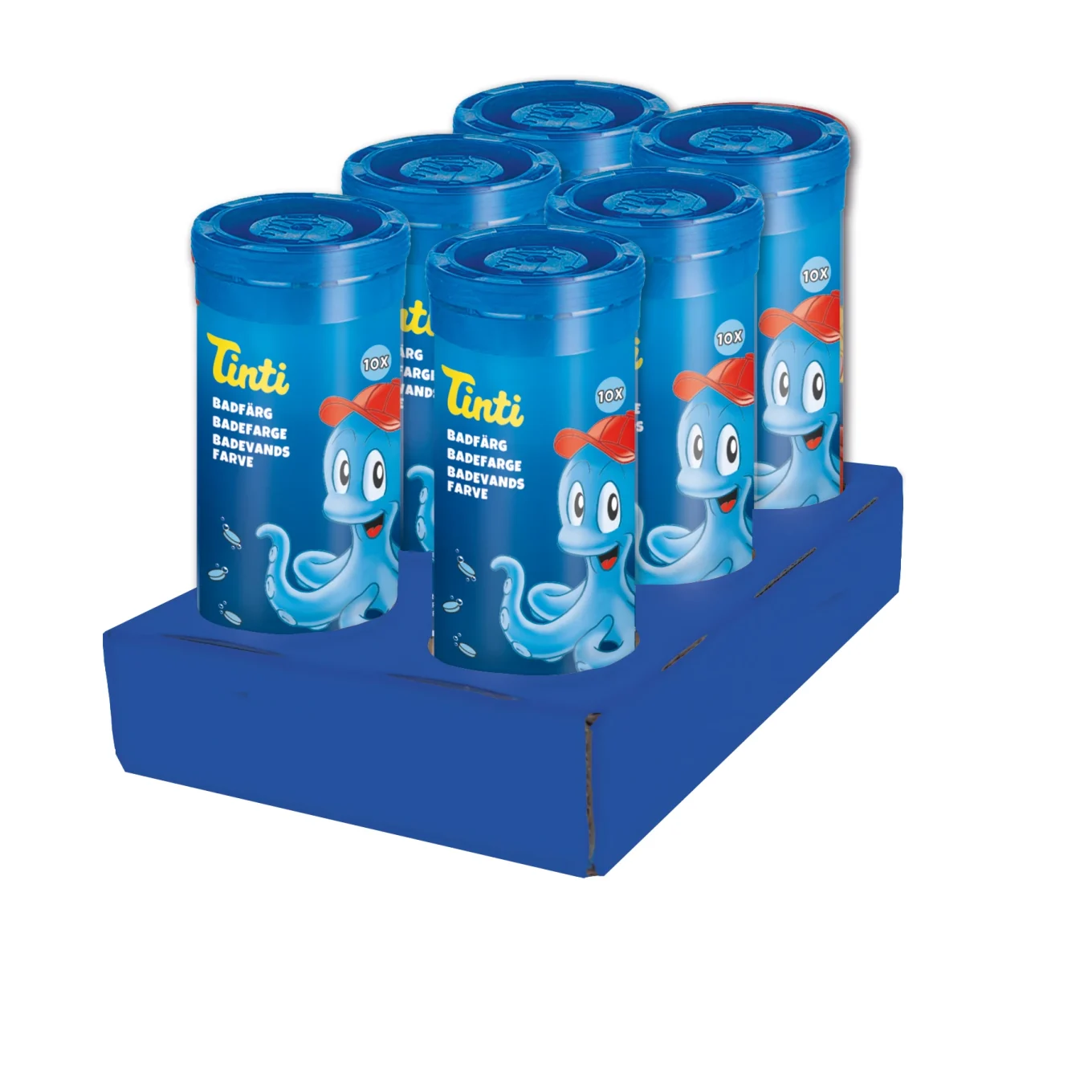 Tinti Badfärg Blå Tabletter 10 st Tinti