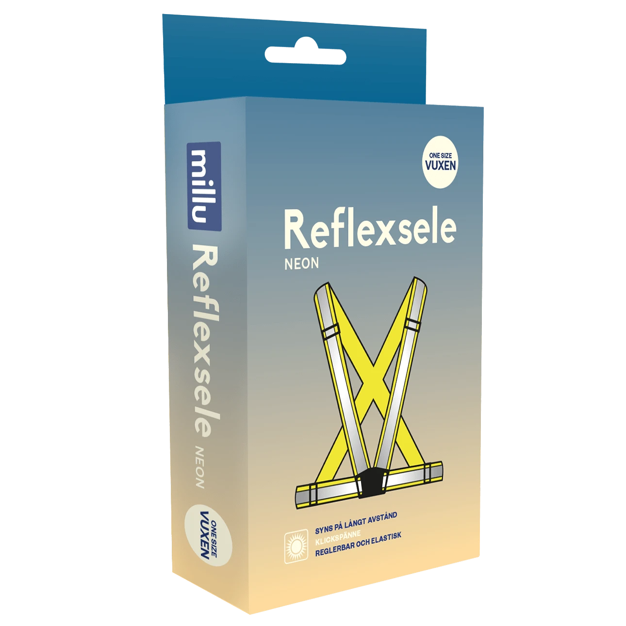 Millu Reflexsele Neon Vuxen 1 st Millu