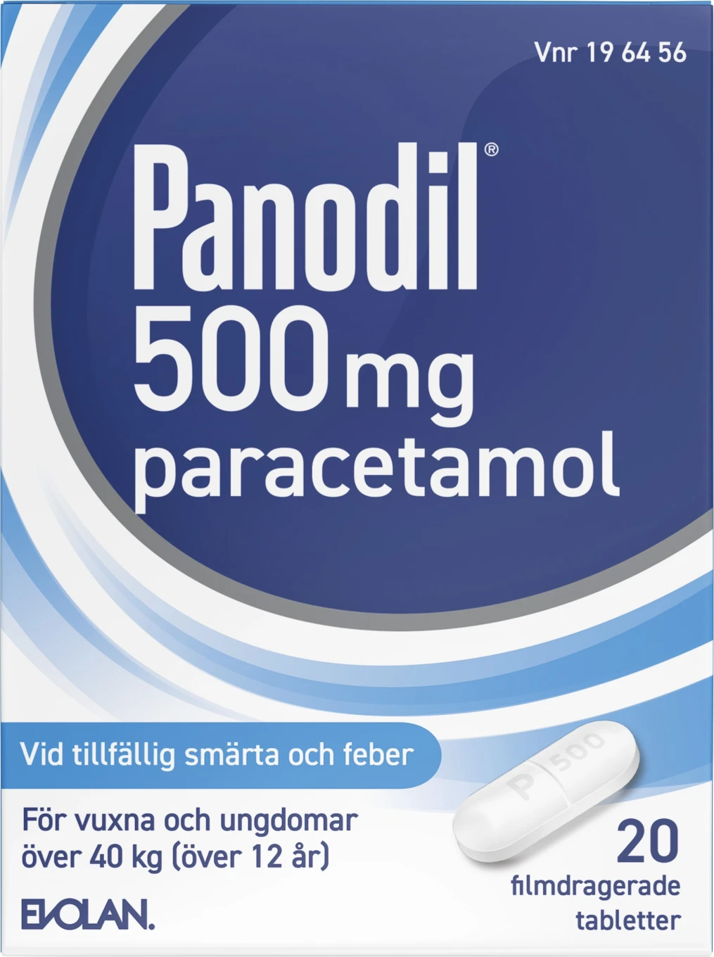 Panodil 500 mg filmdragerad tablett  20 st Panodil