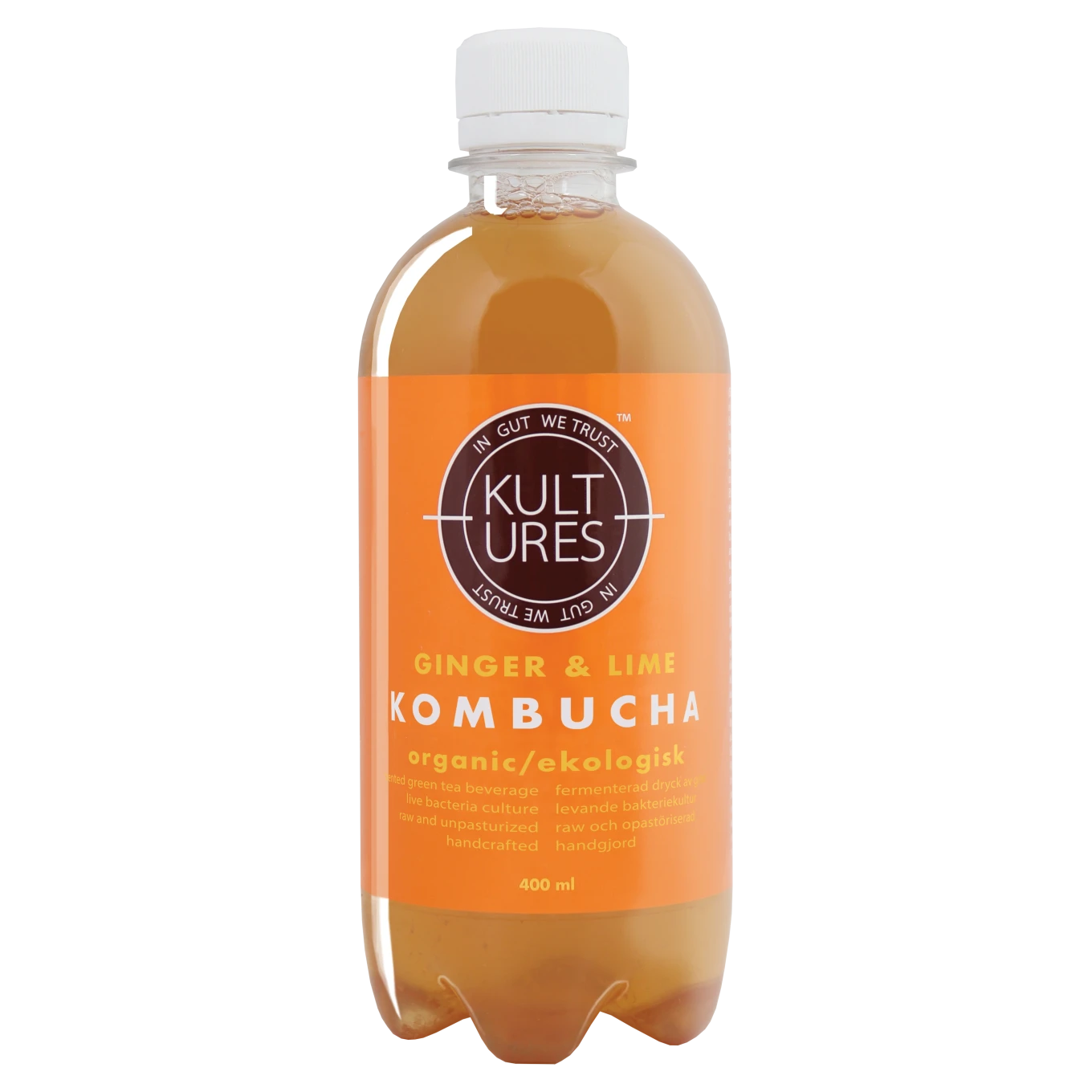 Kultures Kombucha Ginger & Lime EU Organic 400 ml Kultures