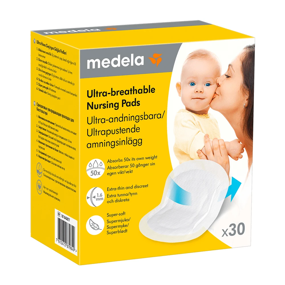 Medela Ultra-Andningsbara Amningsinlägg 30-pack Medela
