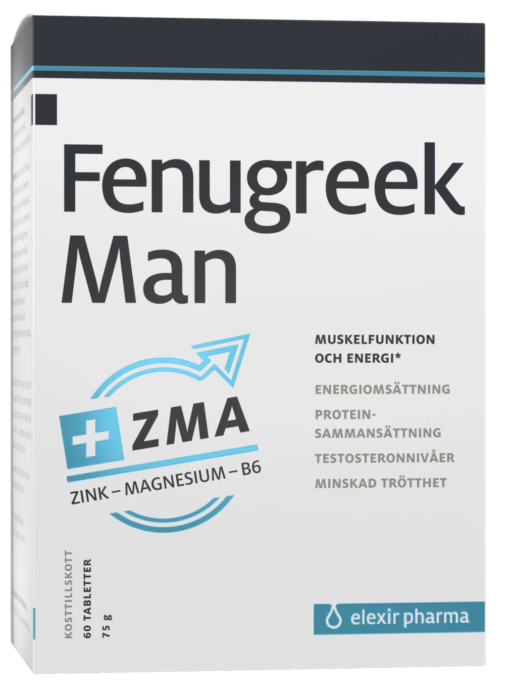 Elexir Pharma Feenugreek Man Plus ZMA 60 tabletter Elexir Pharma
