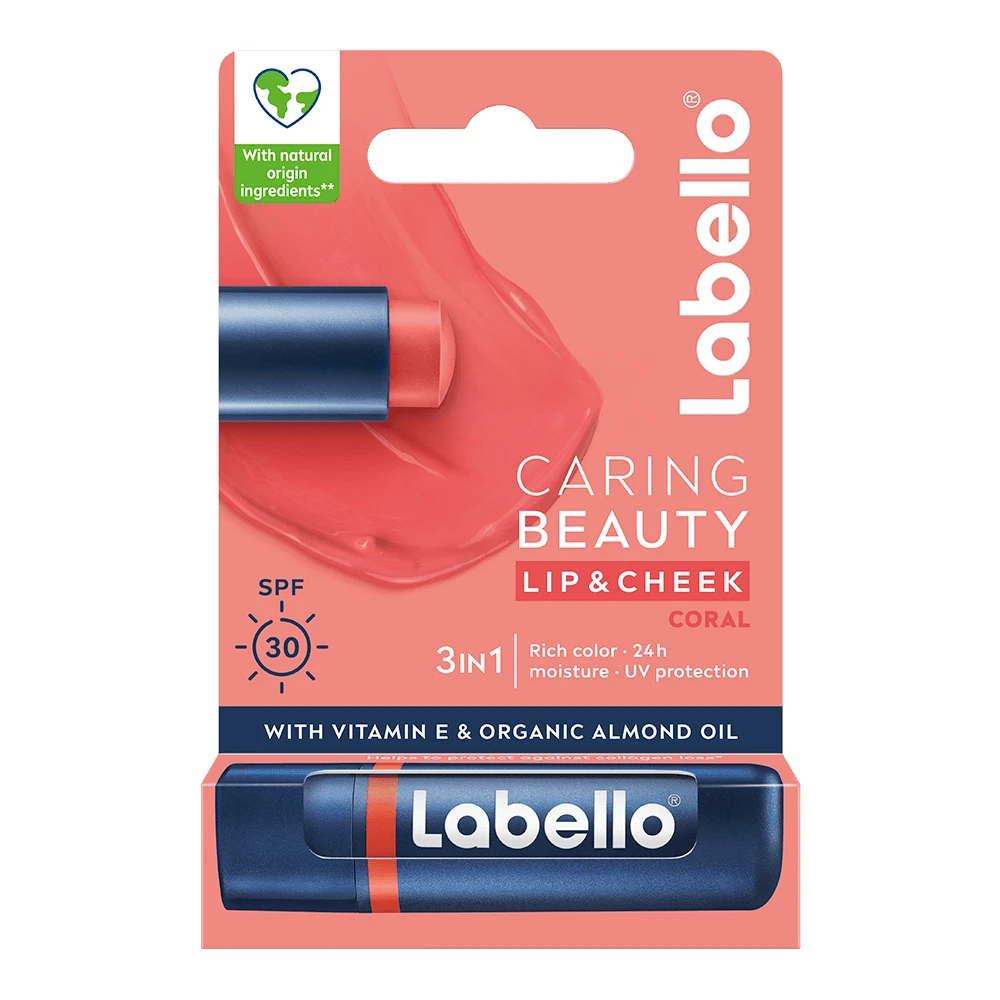 Labello Caring Beauty Coral-Nude 4,8 g Labello