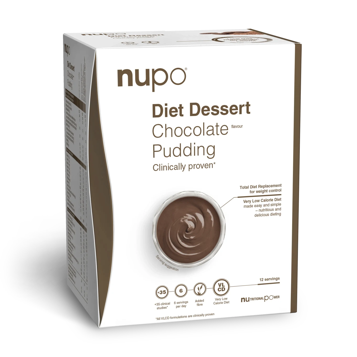 Nupo Diet Dessert Chocolate Pudding 12 portioner Nupo