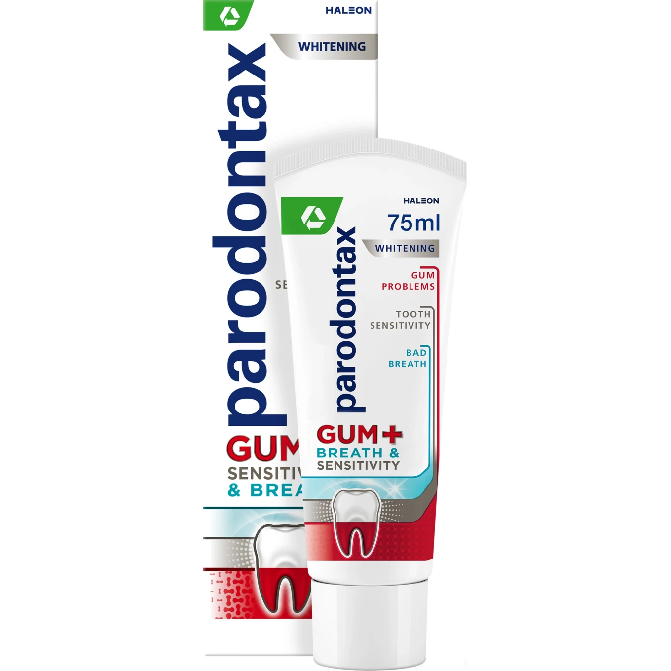 Parodontax Gum+Sensitivity & Breath Whitening Tandkräm 75ml Parodontax