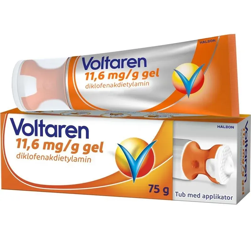 Voltaren Gel 11,6 mg/g Tub med applikator, 75 g Voltaren
