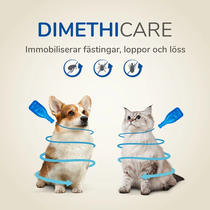 Beaphar Dimethicare Line-on Katt 3x1ml Beaphar