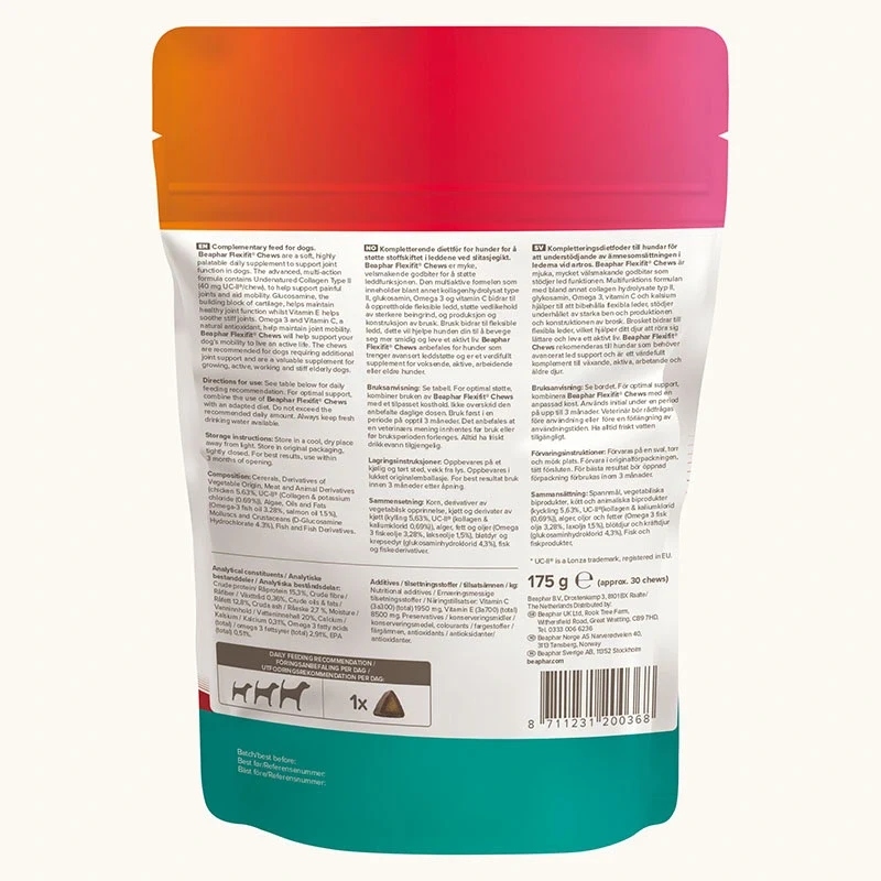 Beaphar Flexifit Chews Hund level 3 175g Beaphar