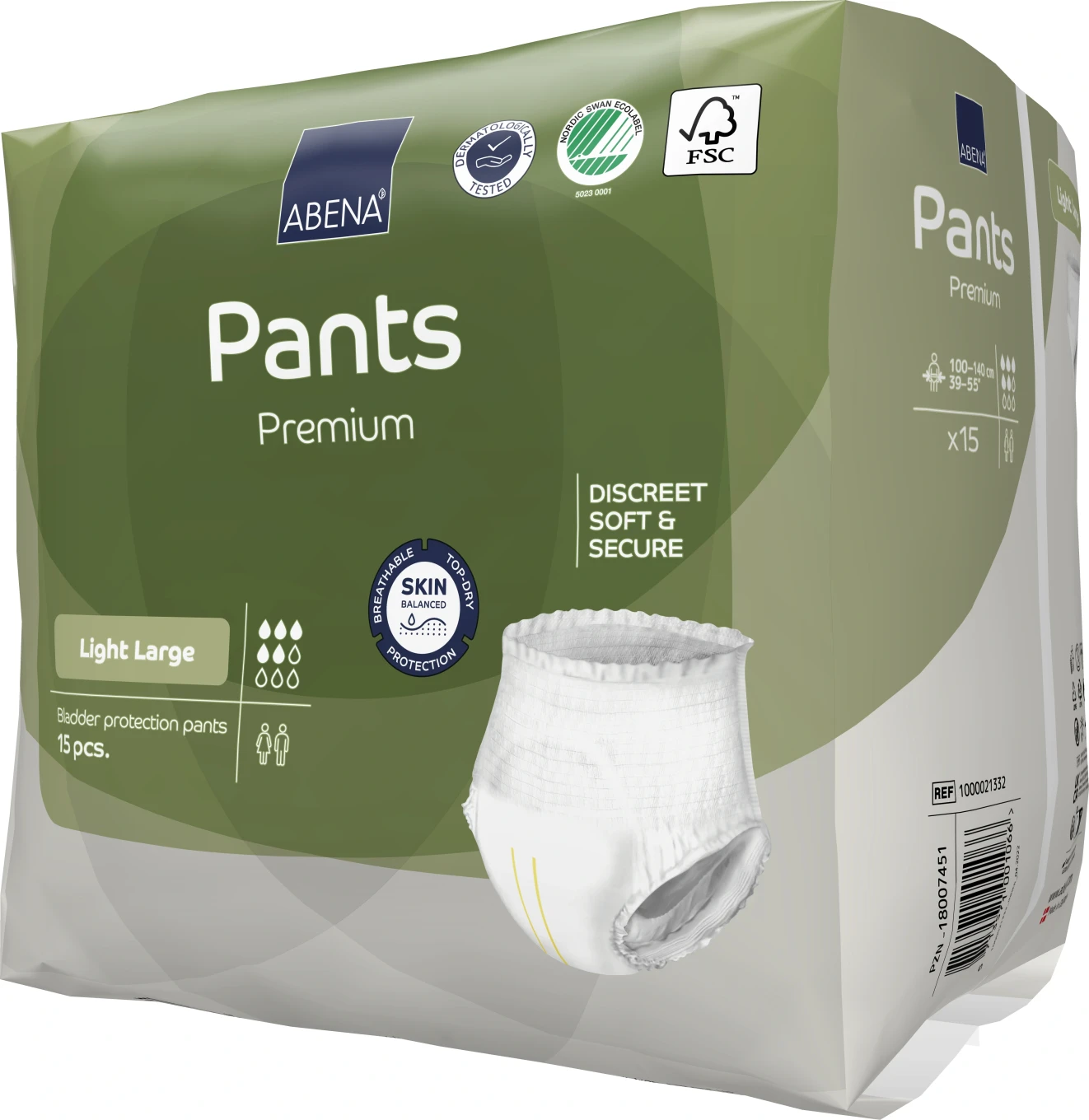 ABENA Pants Light L 15 st Abena