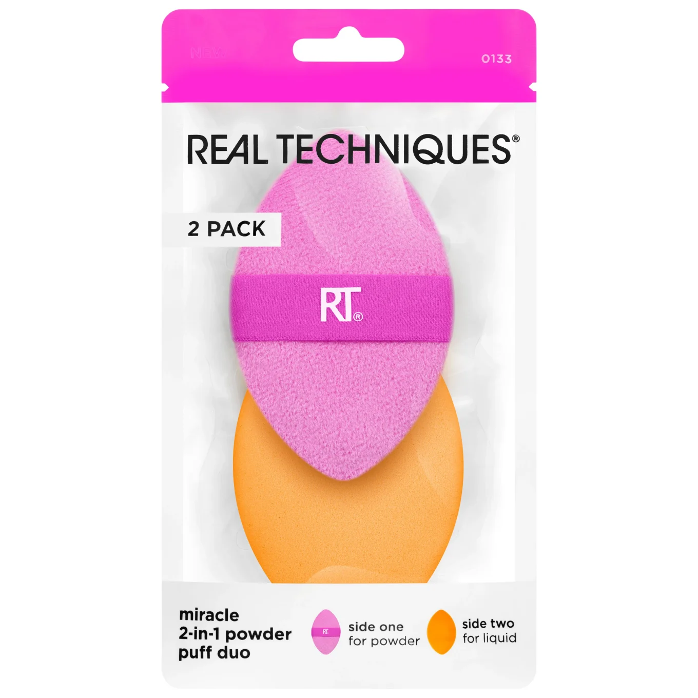 Real Techniques Miracle 2-in1 Powder Puff Duo Real Techniques