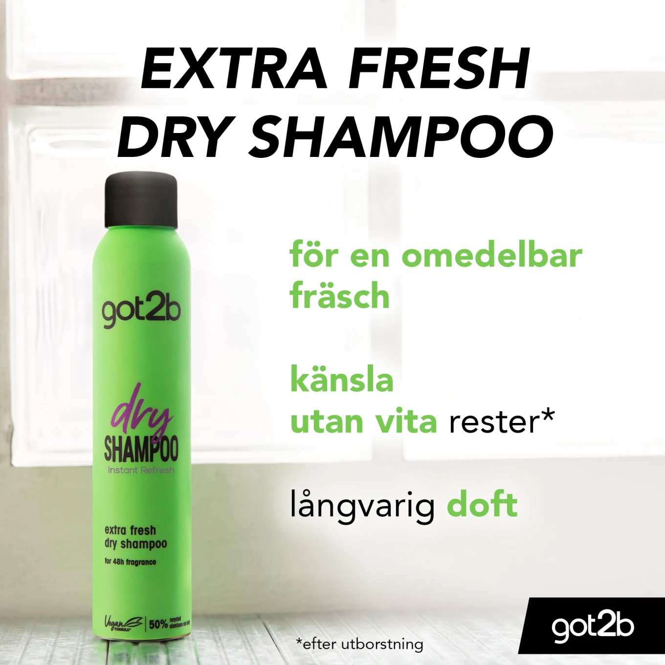 Schwarzkopf Got2b Dry Shampoo Extra Fresh 200ml Schwarzkopf