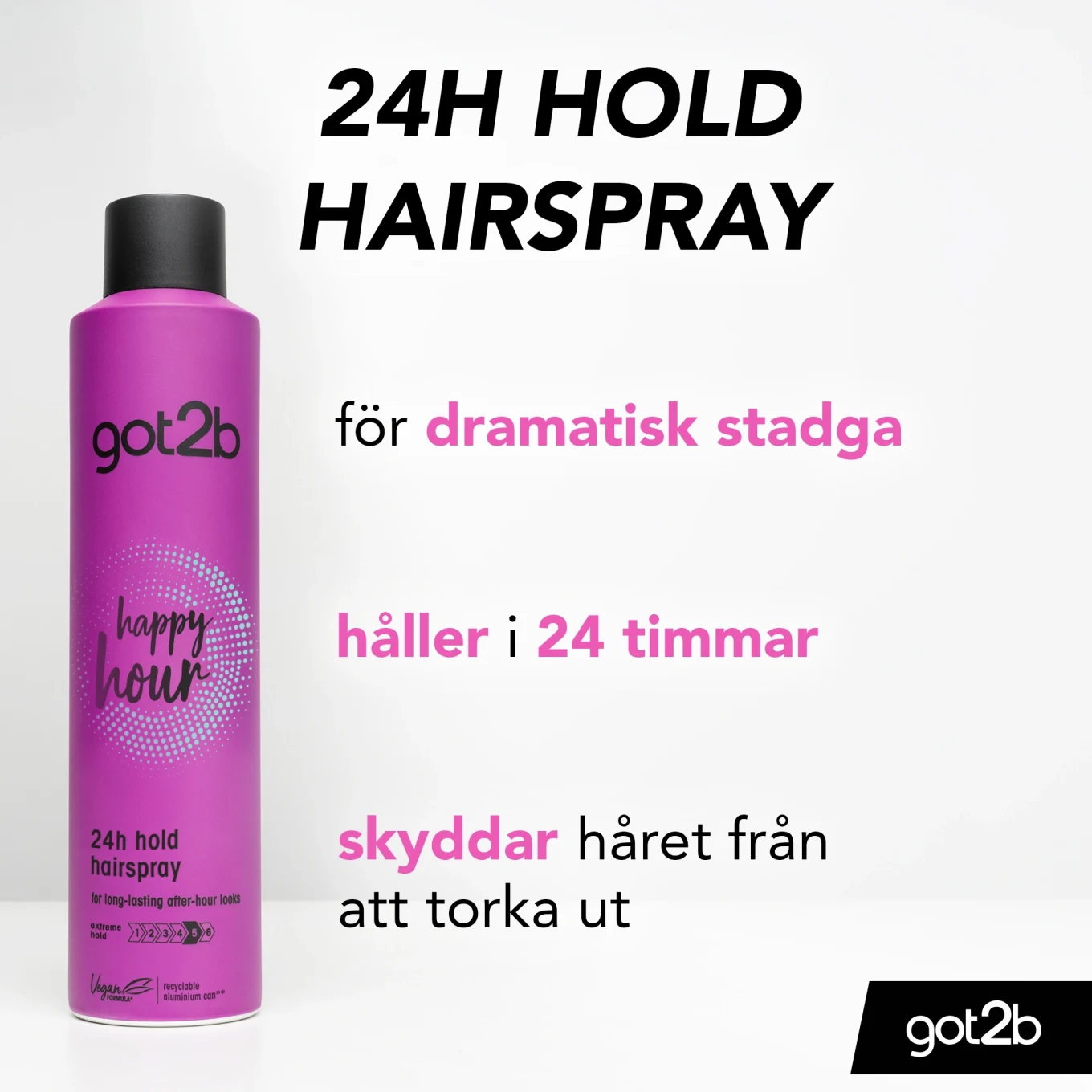 Schwarzkopf Got2b Happy Hour Hairspray 300ml Schwarzkopf