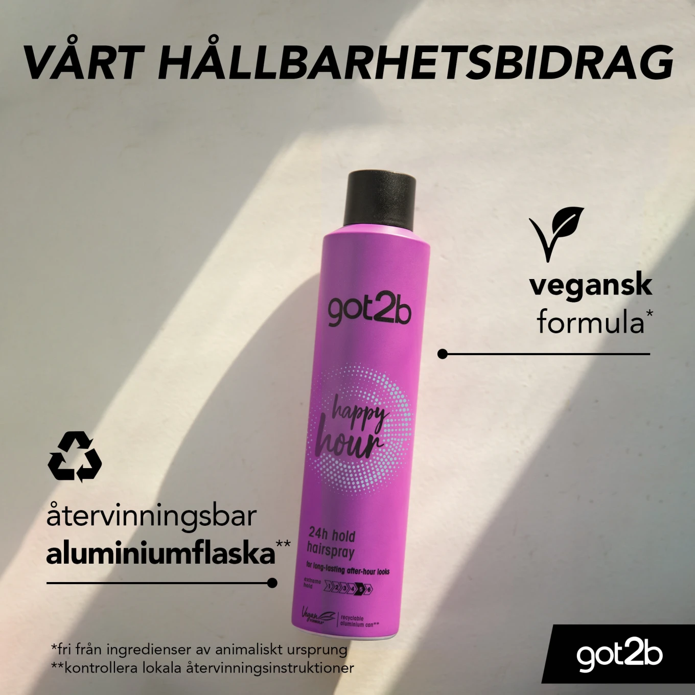 Schwarzkopf Got2b Happy Hour Hairspray 300ml Schwarzkopf