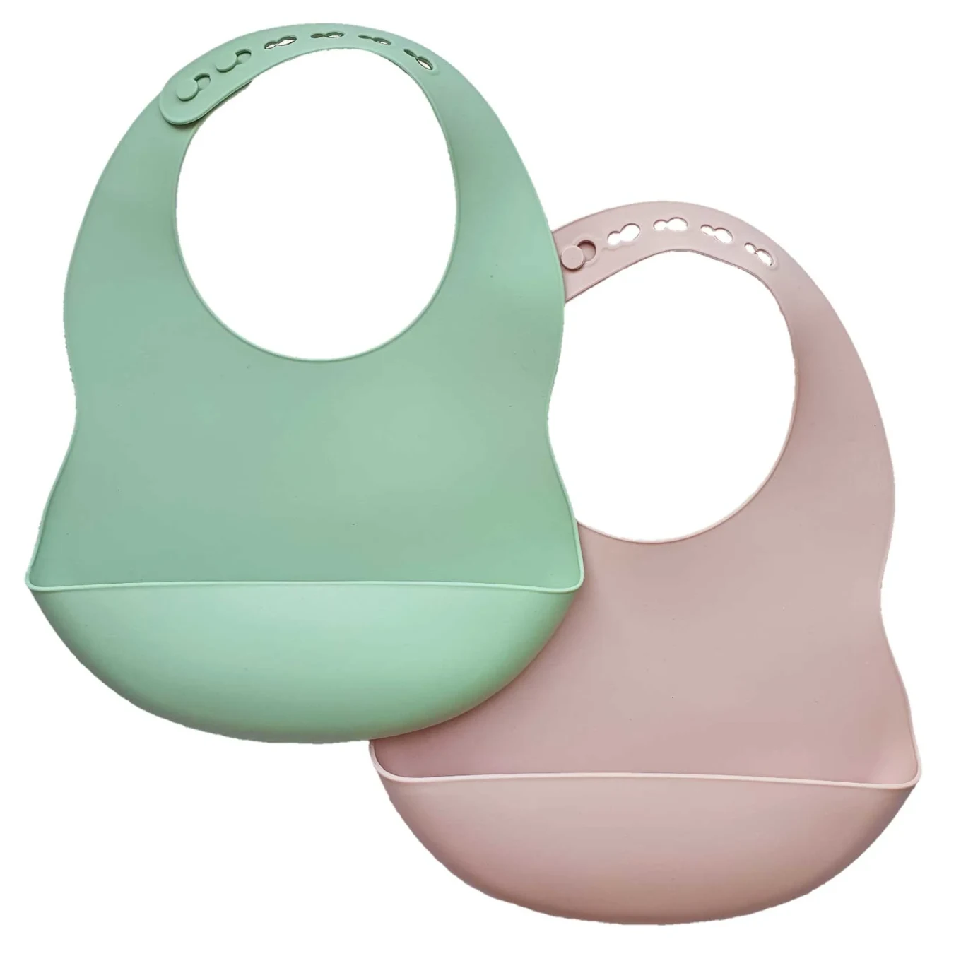 Summerville Haklapp Silikon 2 st Grön/Mauve Summerville Organic