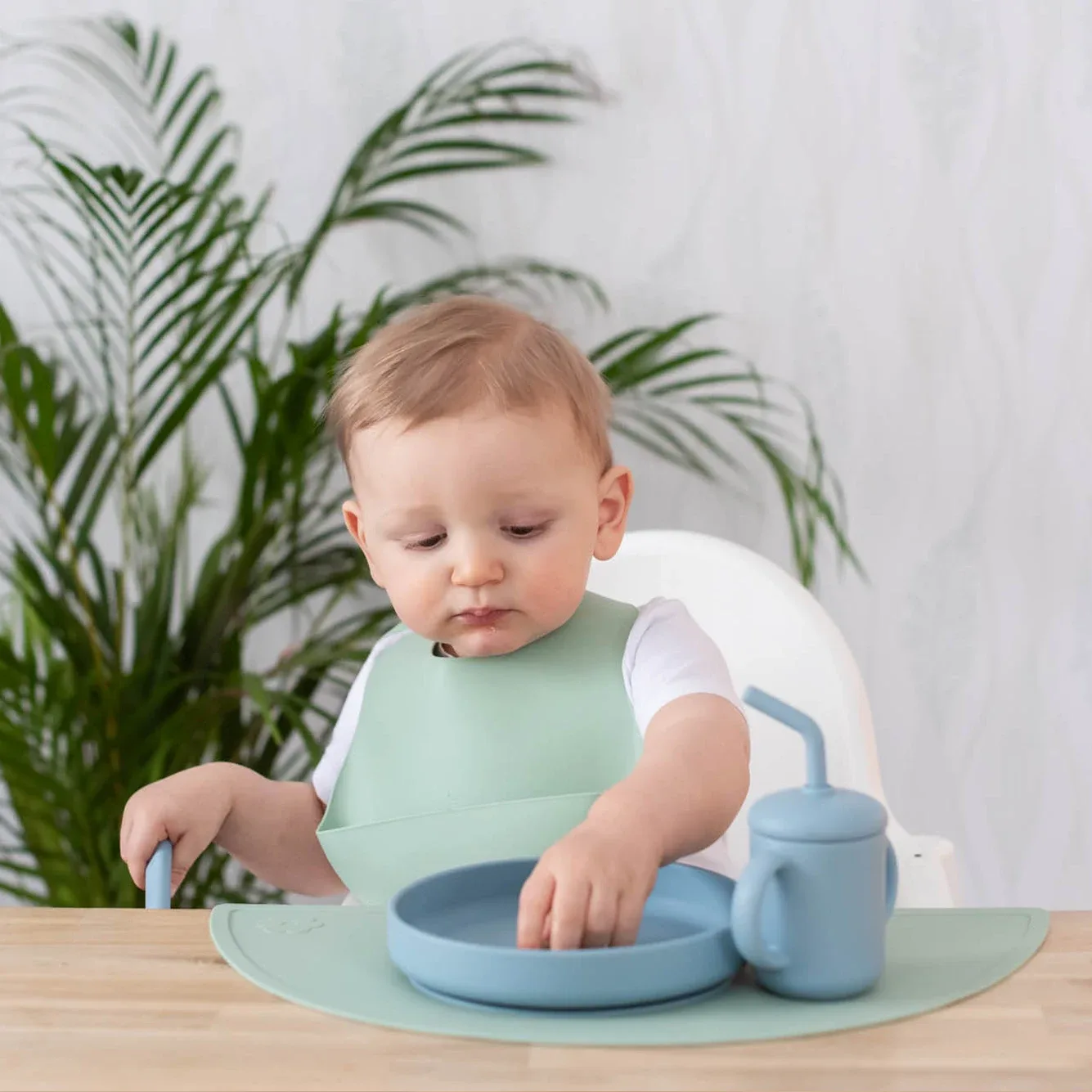 Summerville Organic Silikonmugg Stone Blue Summerville Organic