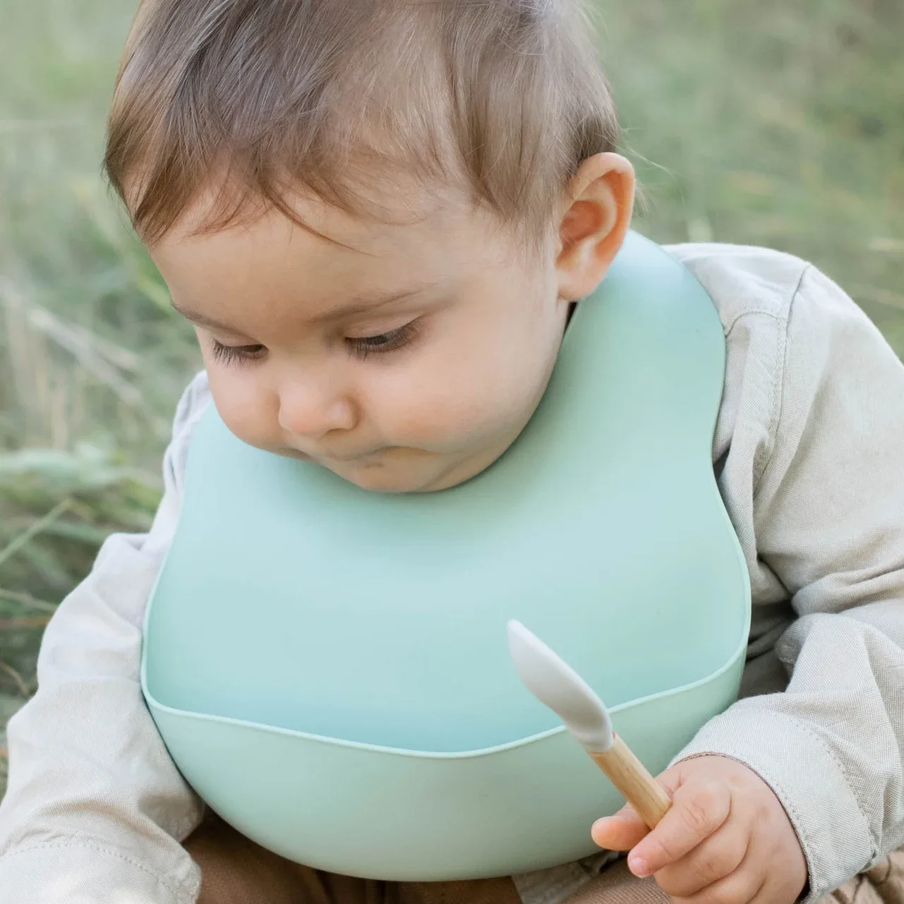 Summerville Haklapp Silikon 2 st Grön/Mauve Summerville Organic