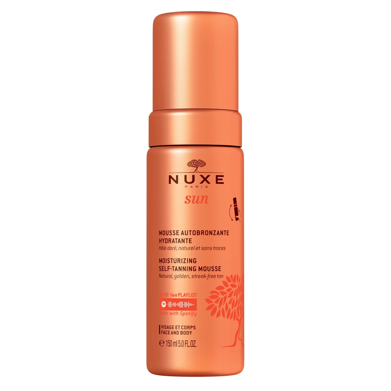 NUXE Sun Moisturizing Self-Tanning Mousse 150 ml Nuxe