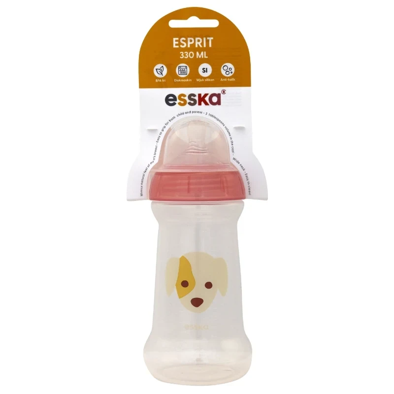 ESSKA Esprit Nappflaska Anti-Kolik 330 ml Rosa Esska