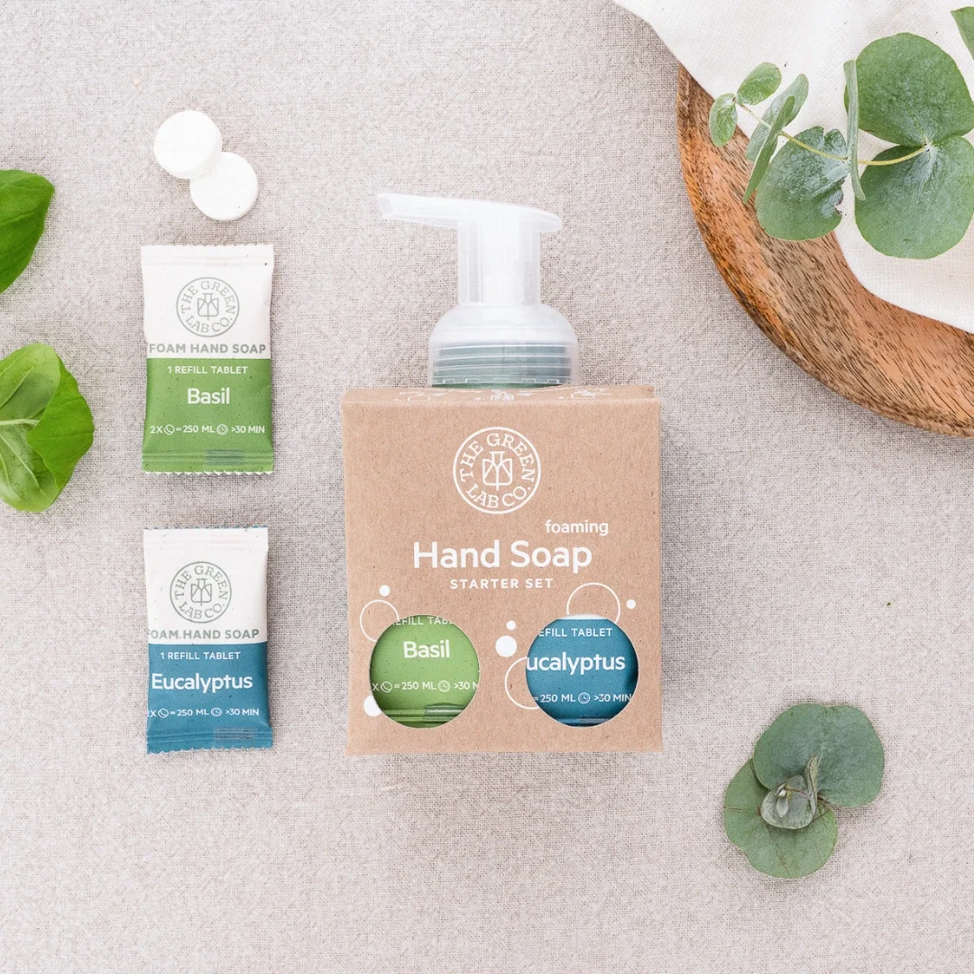 The Green Lab Hand Soap Starter Set Eucalyptus & Basil 2x125ml The Green Lab
