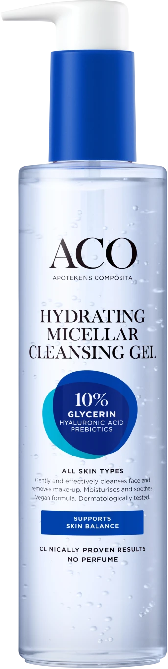 ACO Face Hydrating Micellar Cleanser Gel 200 ml ACO
