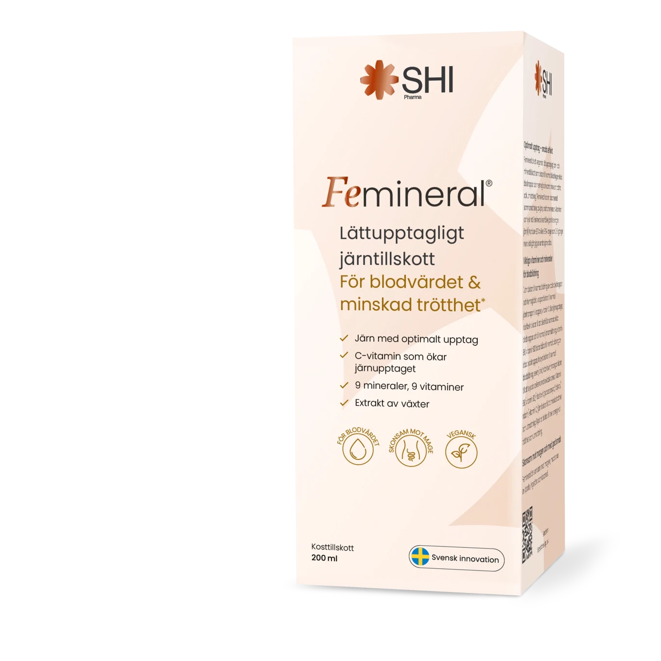 Femineral Järn- Och Mineraltillskott 200 ml Femineral