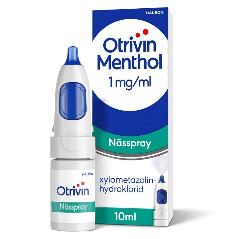 Otrivin Menthol Nässpray utan konserveringsmedel, 1mg/ml Otrivin