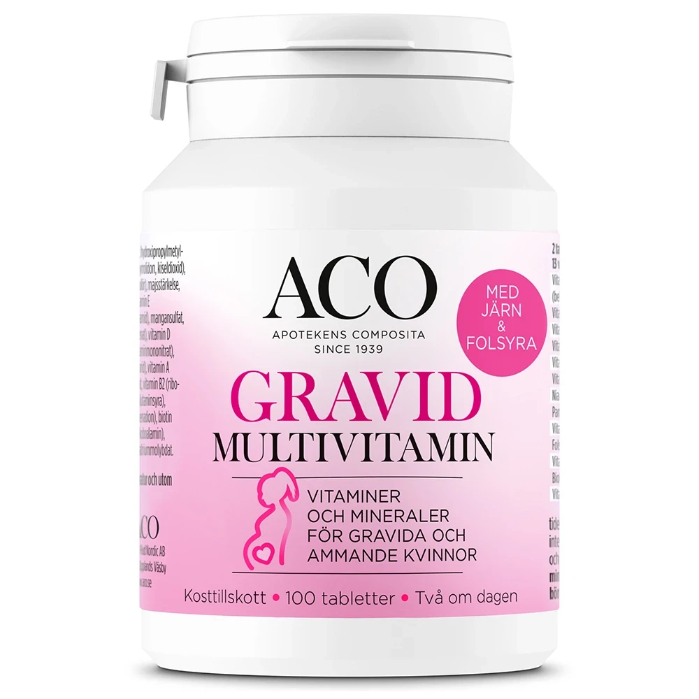 ACO Gravid Multivitamin 100 st ACO