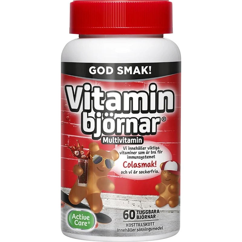 Active Care Vitaminbjörnar Cola 60 st Active Care