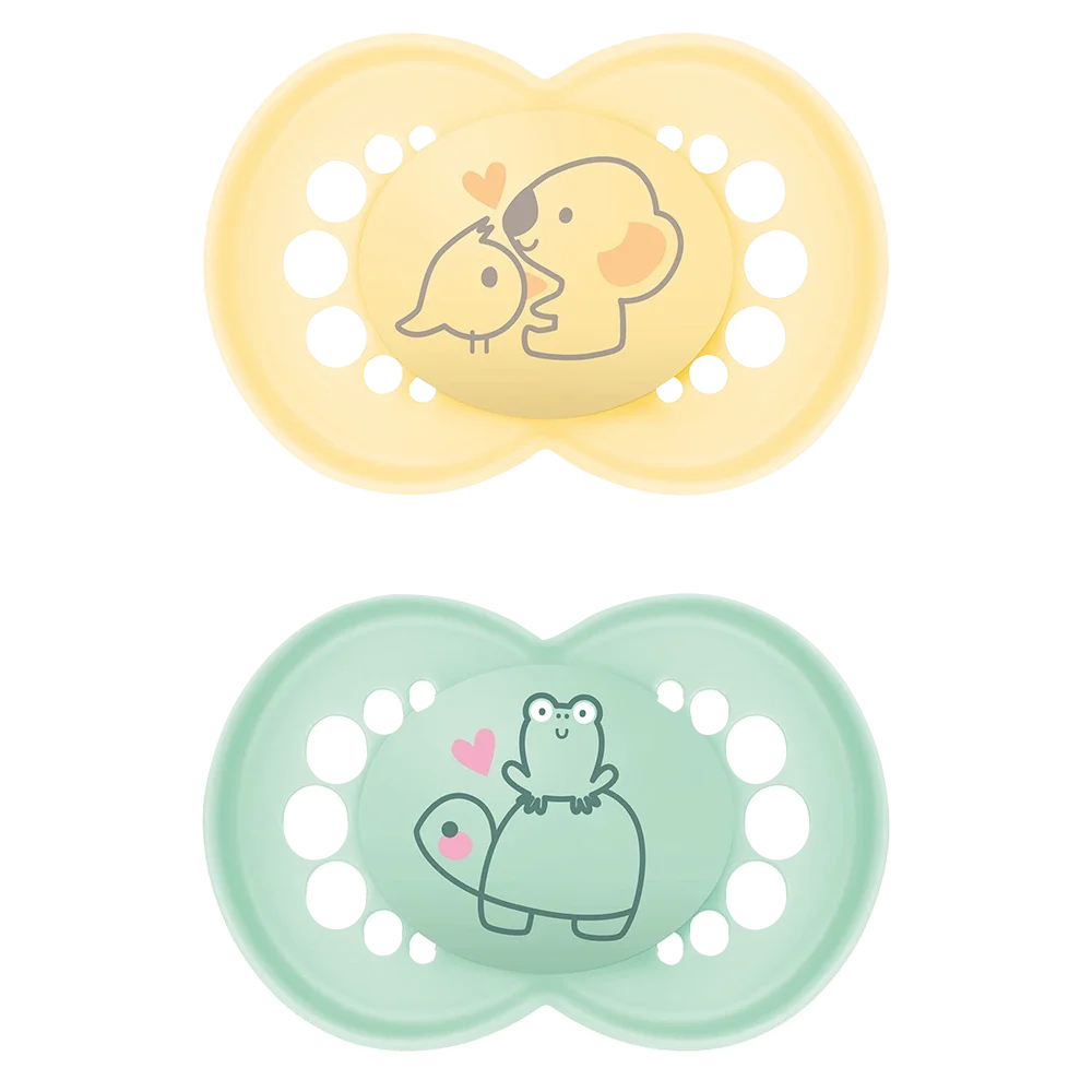 MAM Original Napp 16-36 mån Silk Mixade Färger 2-pack Mam