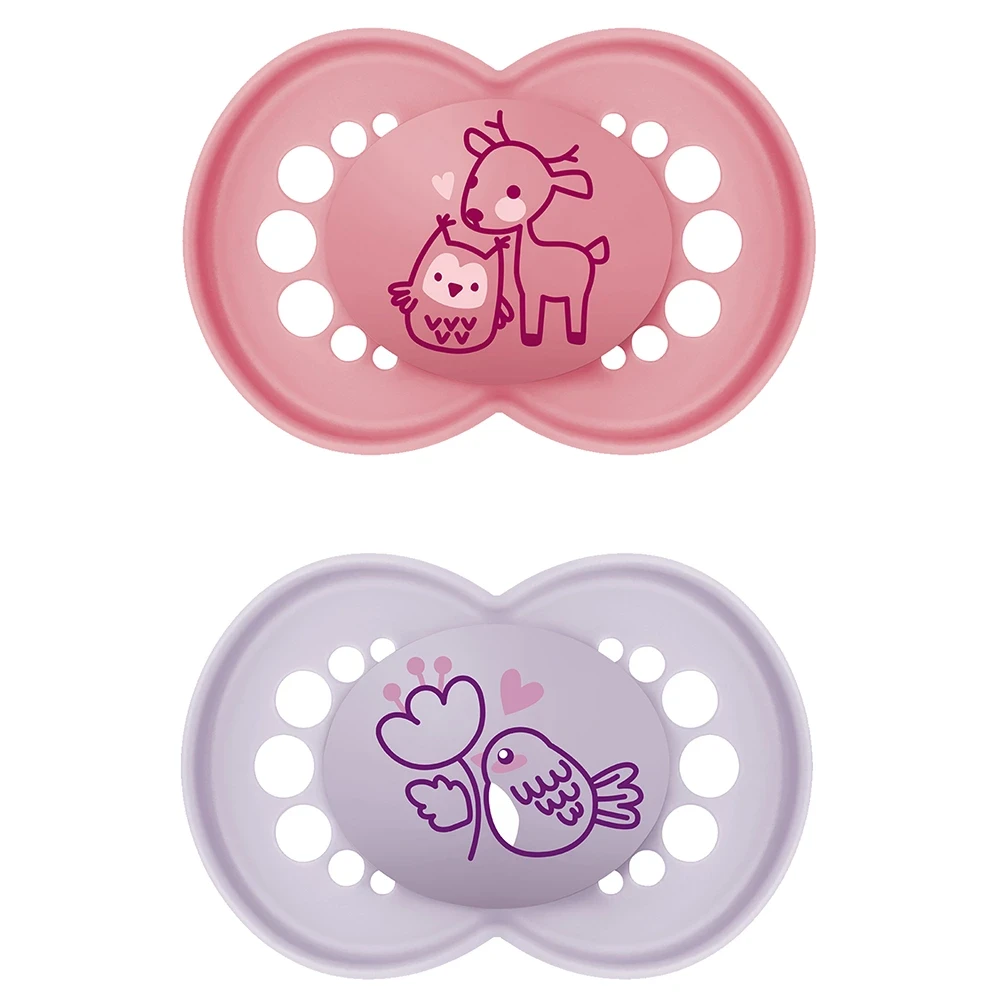 MAM Original Napp 16-36 mån Silk Mixade Färger 2-pack Mam