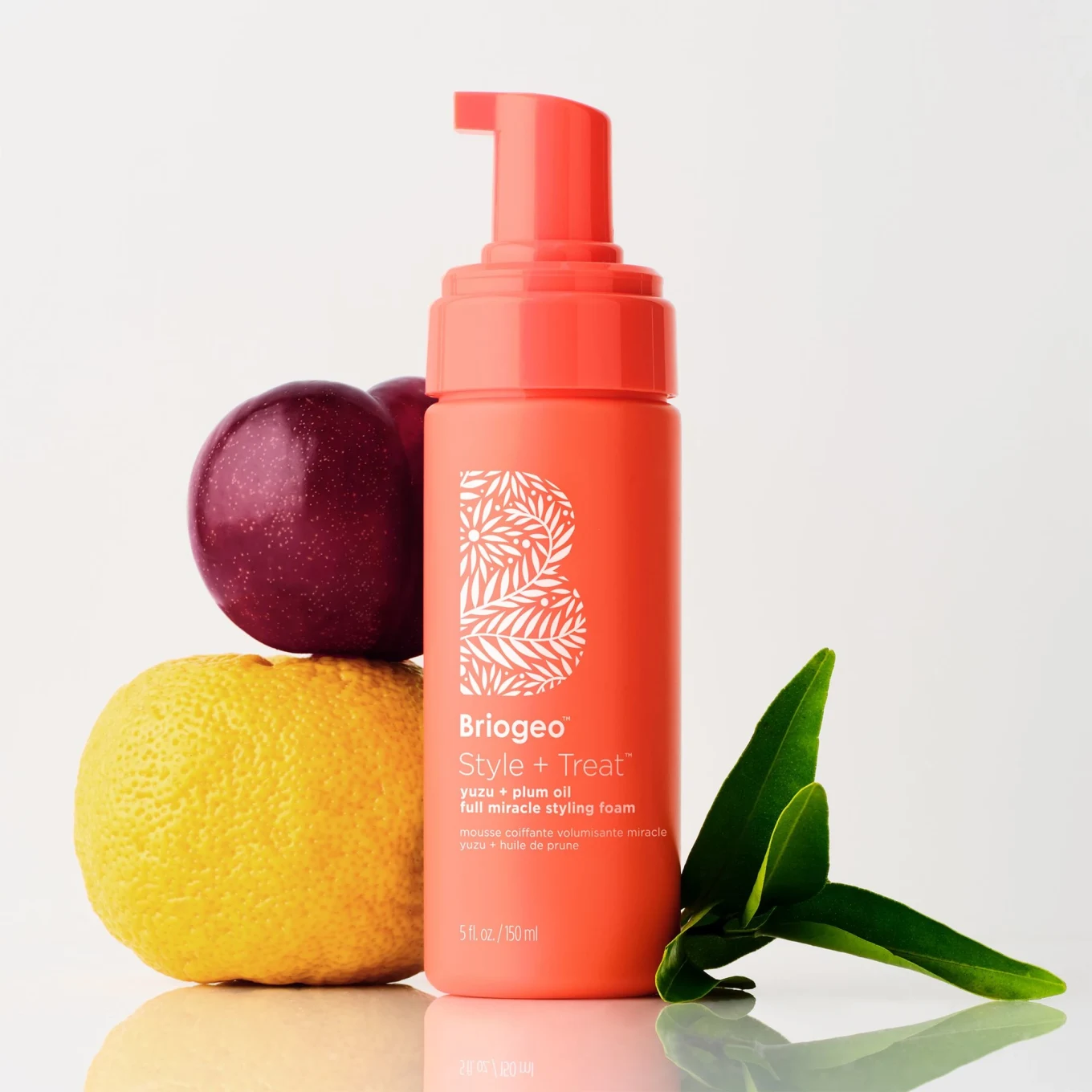 Briogeo Style+Treat Yuzu+Plum Oil Full Miracle Styling Foam 150 ml Briogeo