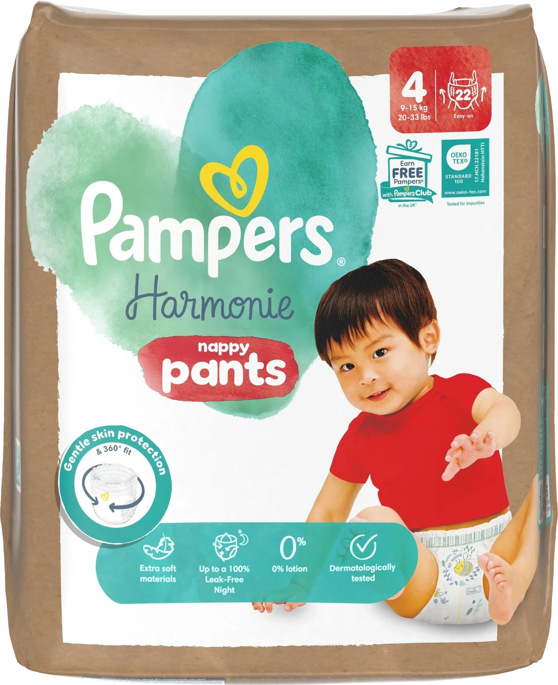 Pampers Harmonie Storlek 4 Pants 9-15 kg 22 st Pampers