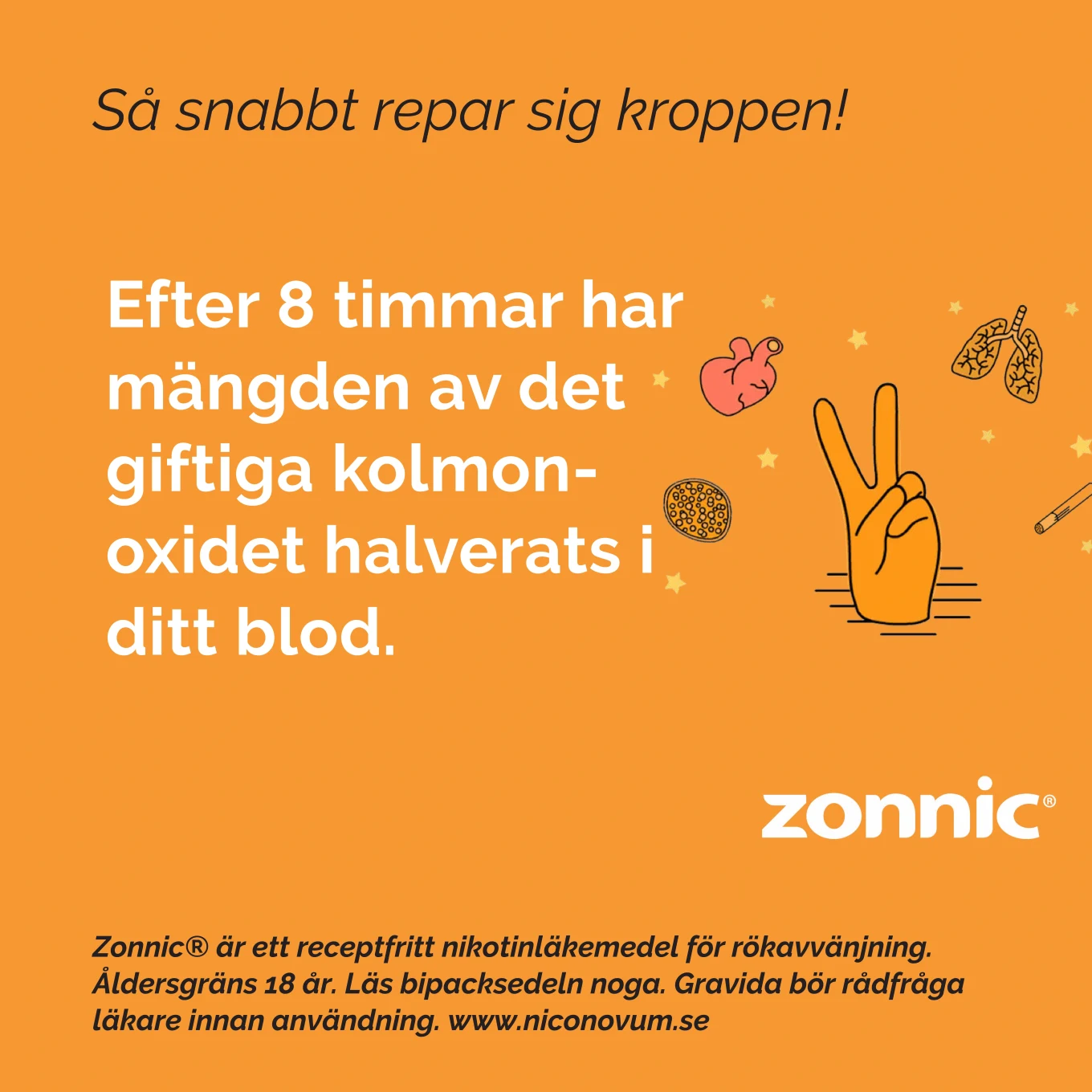 Zonnic Mint munhålepåse 4 mg 20 portionspåsar Zonnic