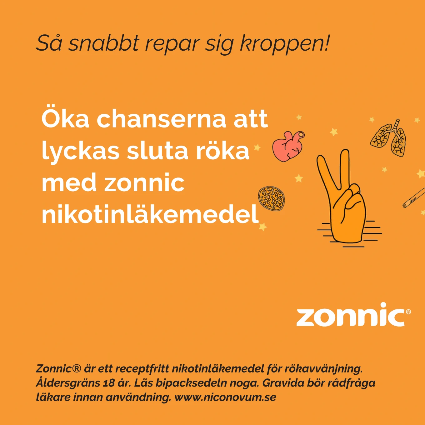 Zonnic Mint munhålepåse 4 mg 20 portionspåsar Zonnic