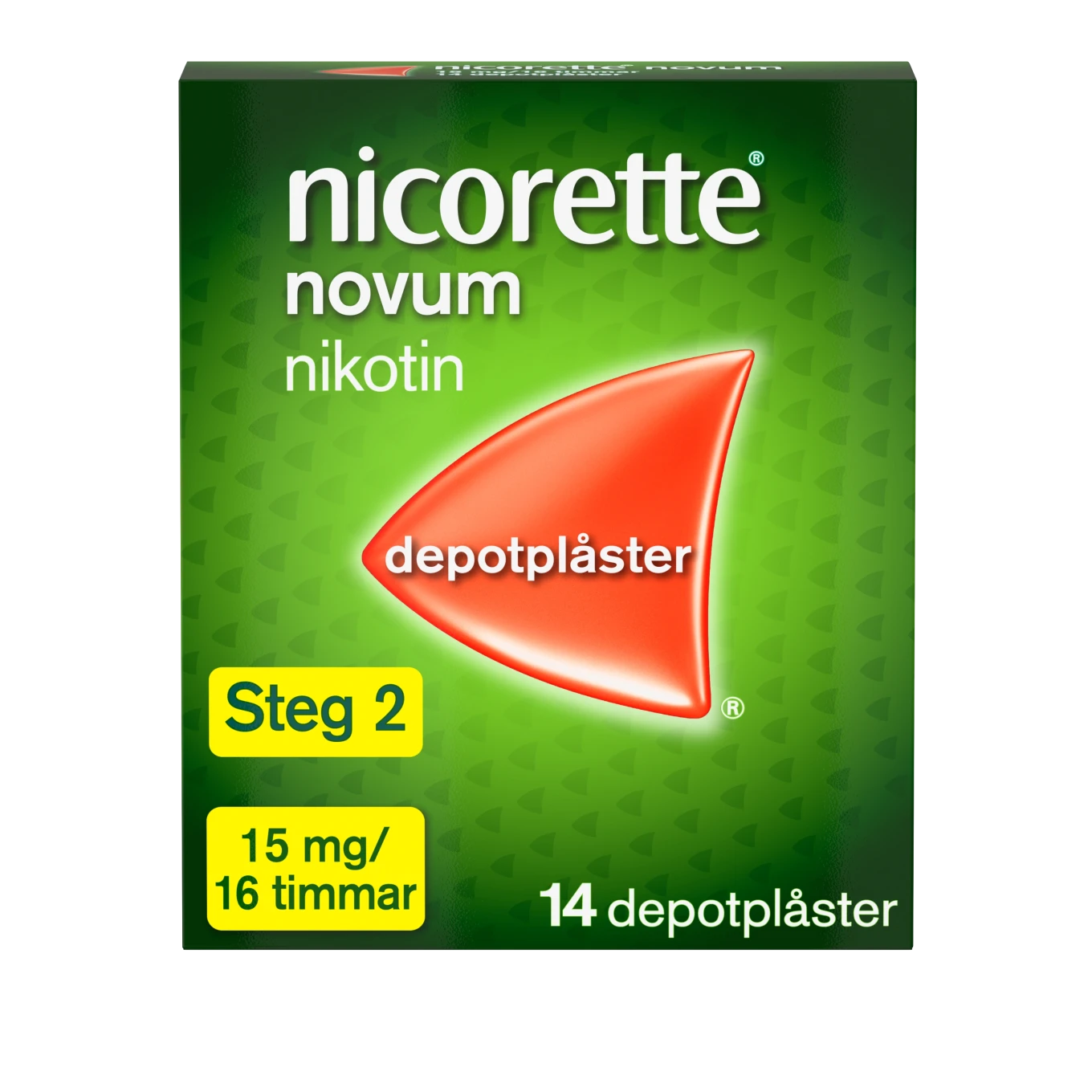Nicorette Novum nikotinplåster 15 mg/16 timmar 14 st Nicorette