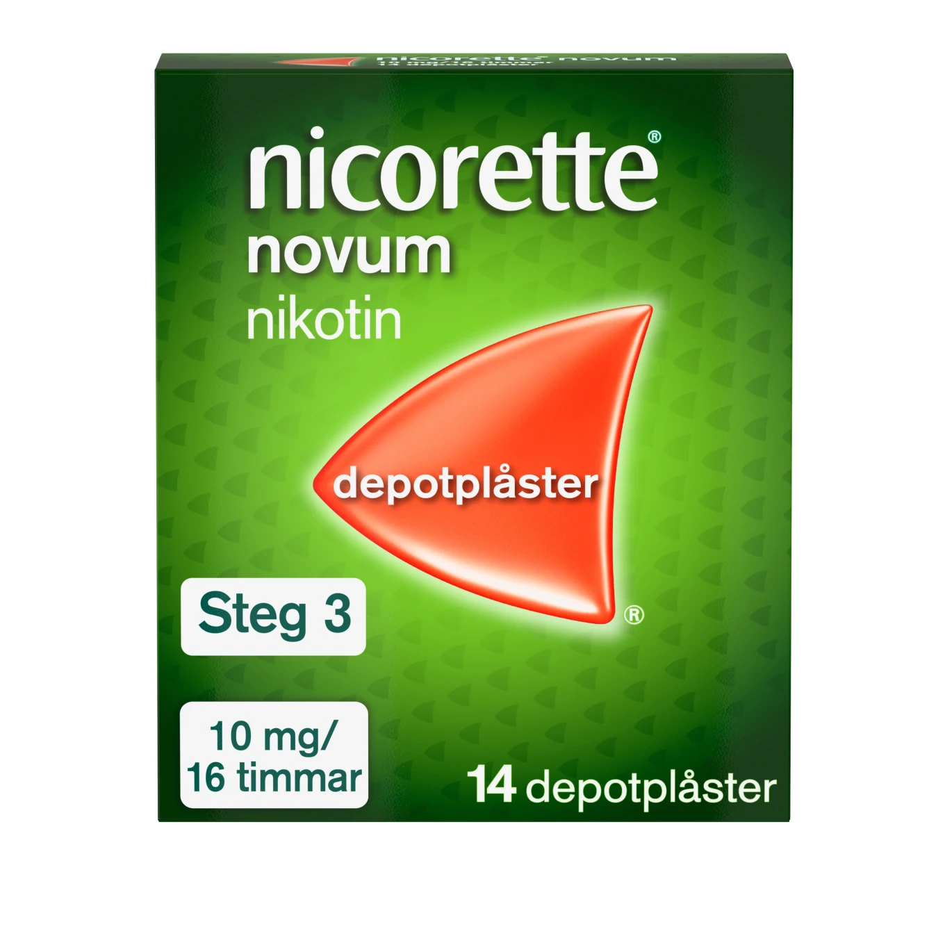 Nicorette Novum nikotinplåster 10 mg/16 timmar 14 st Nicorette