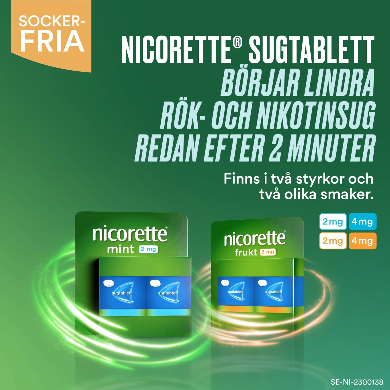 Nicorette Mint sugtablett 4 mg, 160 st Nicorette