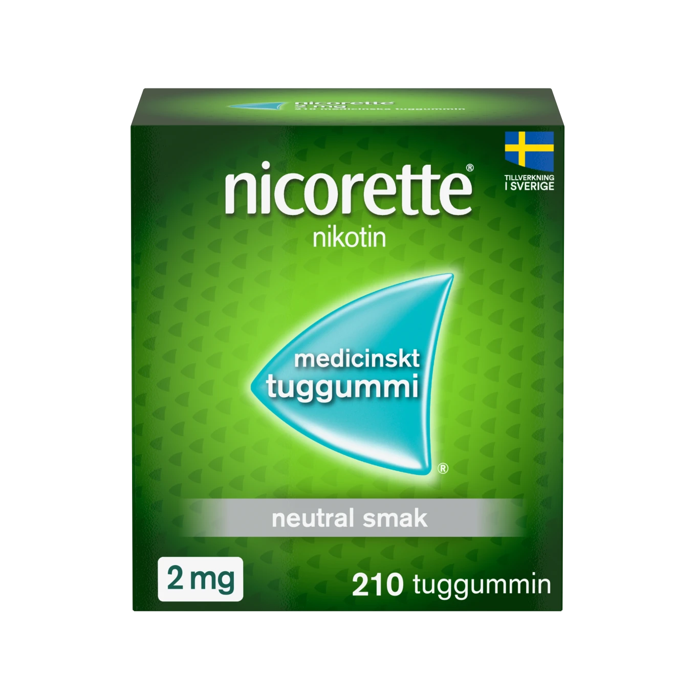Nicorette medicinskt tuggummi 2 mg 210 st Nicorette