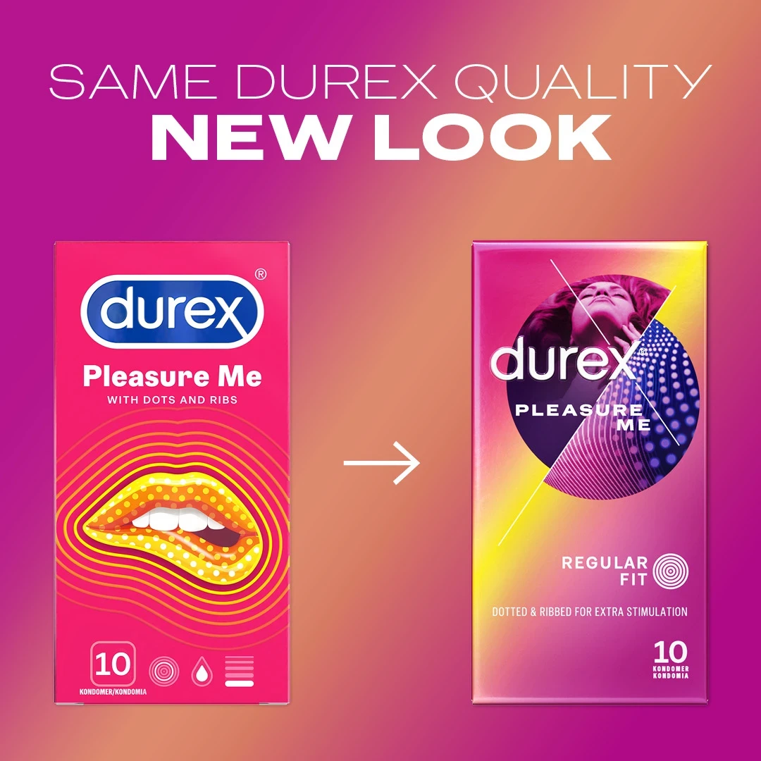 Durex Pleasure Me Kondomer 10 st Durex