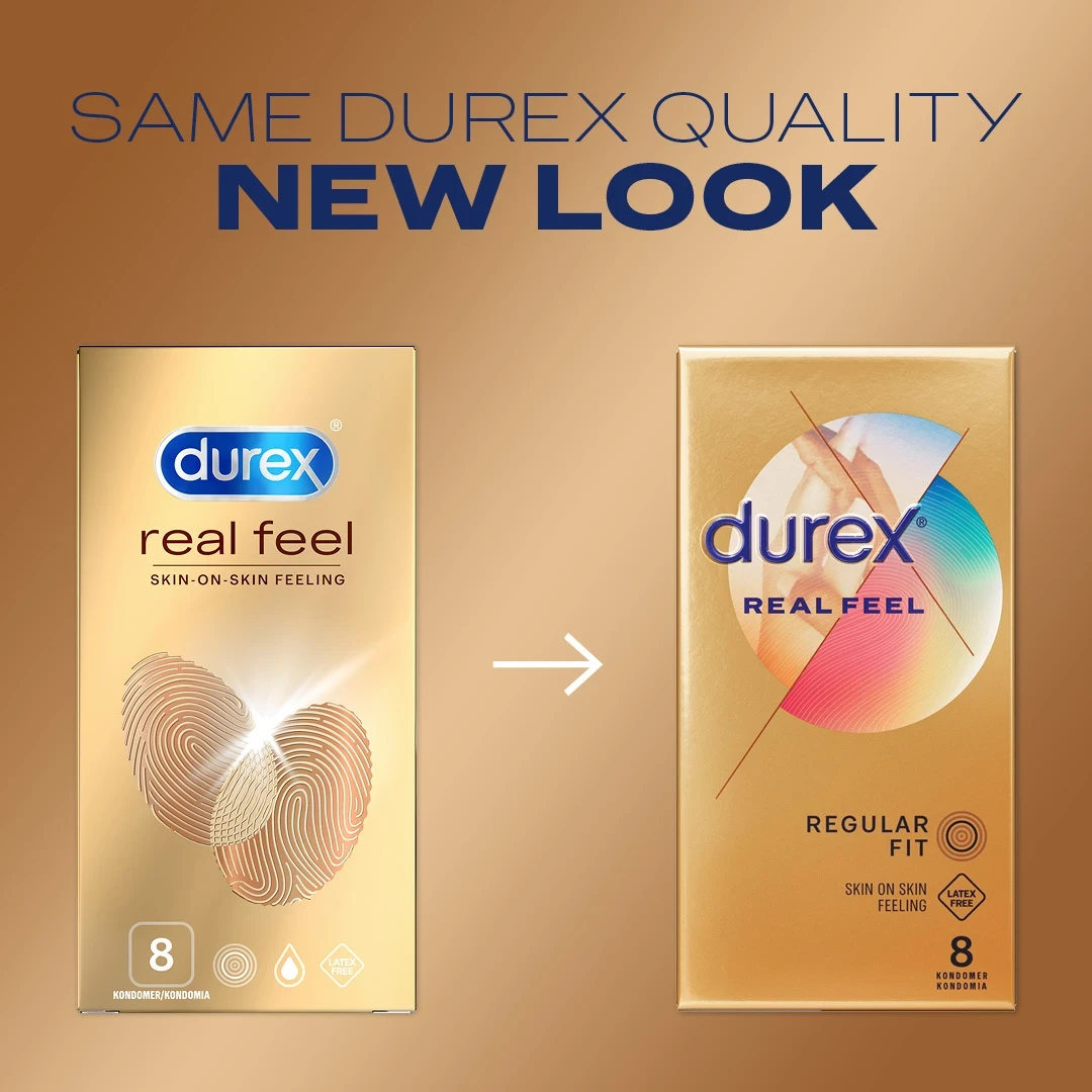 Durex Real Feel Kondomer 8 st Durex