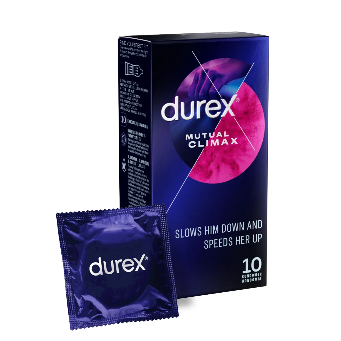 Durex Mutual Climax Kondom 10 st Durex