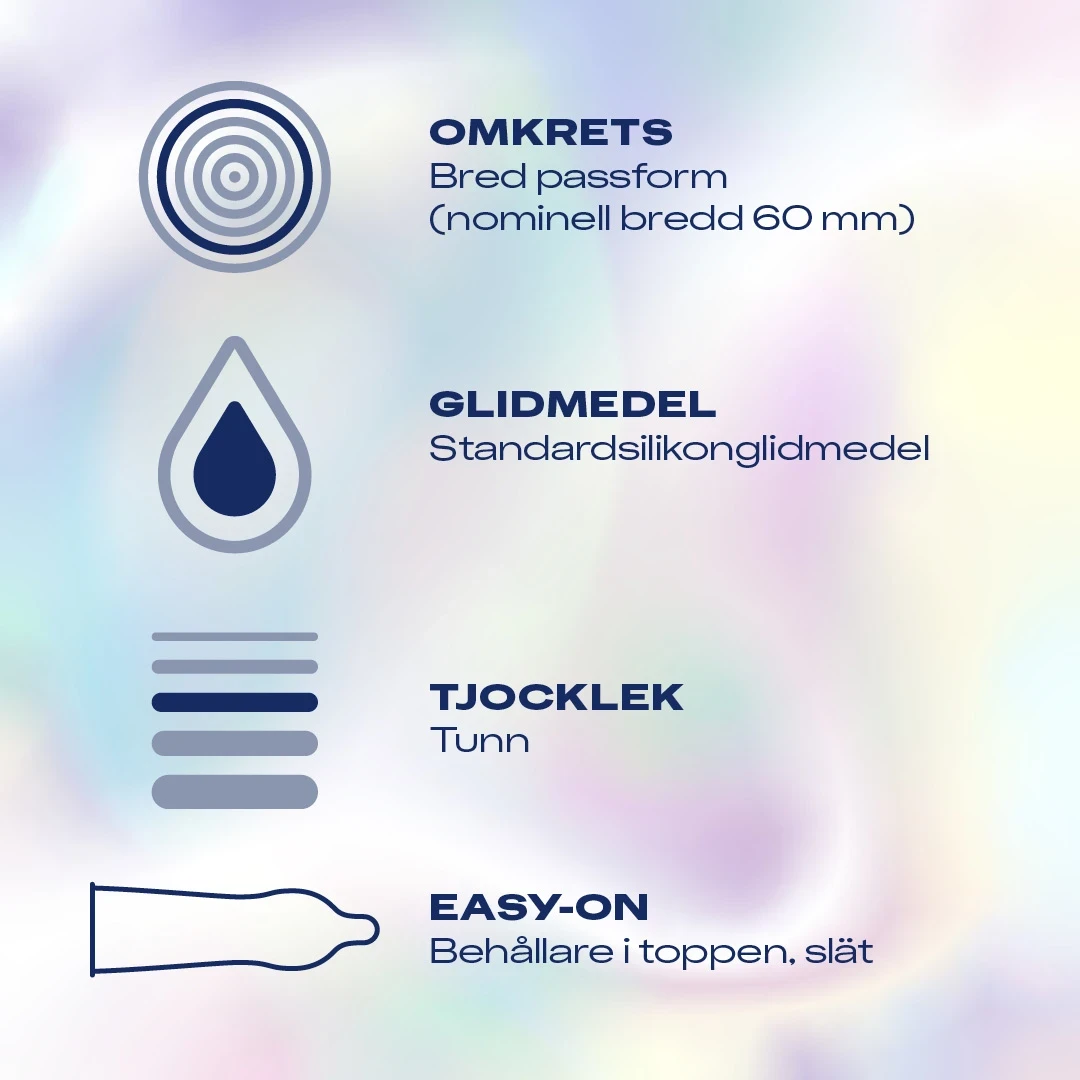 Durex Invisible XL Kondomer 8 st Durex