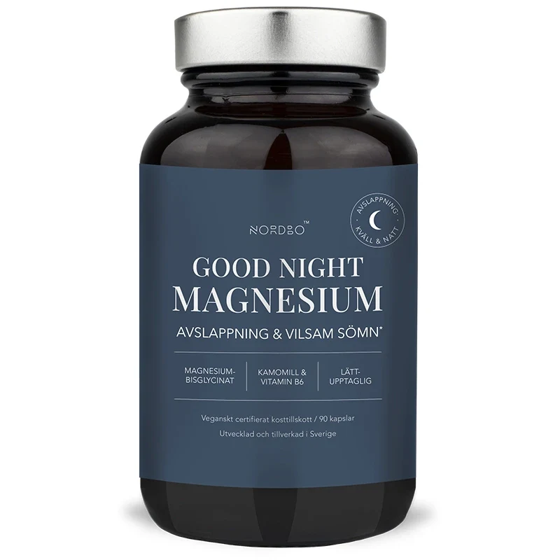 Nordbo Good Night Magnesium 90 kapslar Nordbo