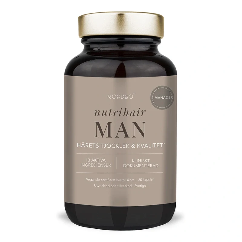 Nordbo Nutrihair Man 60 kapslar Nordbo