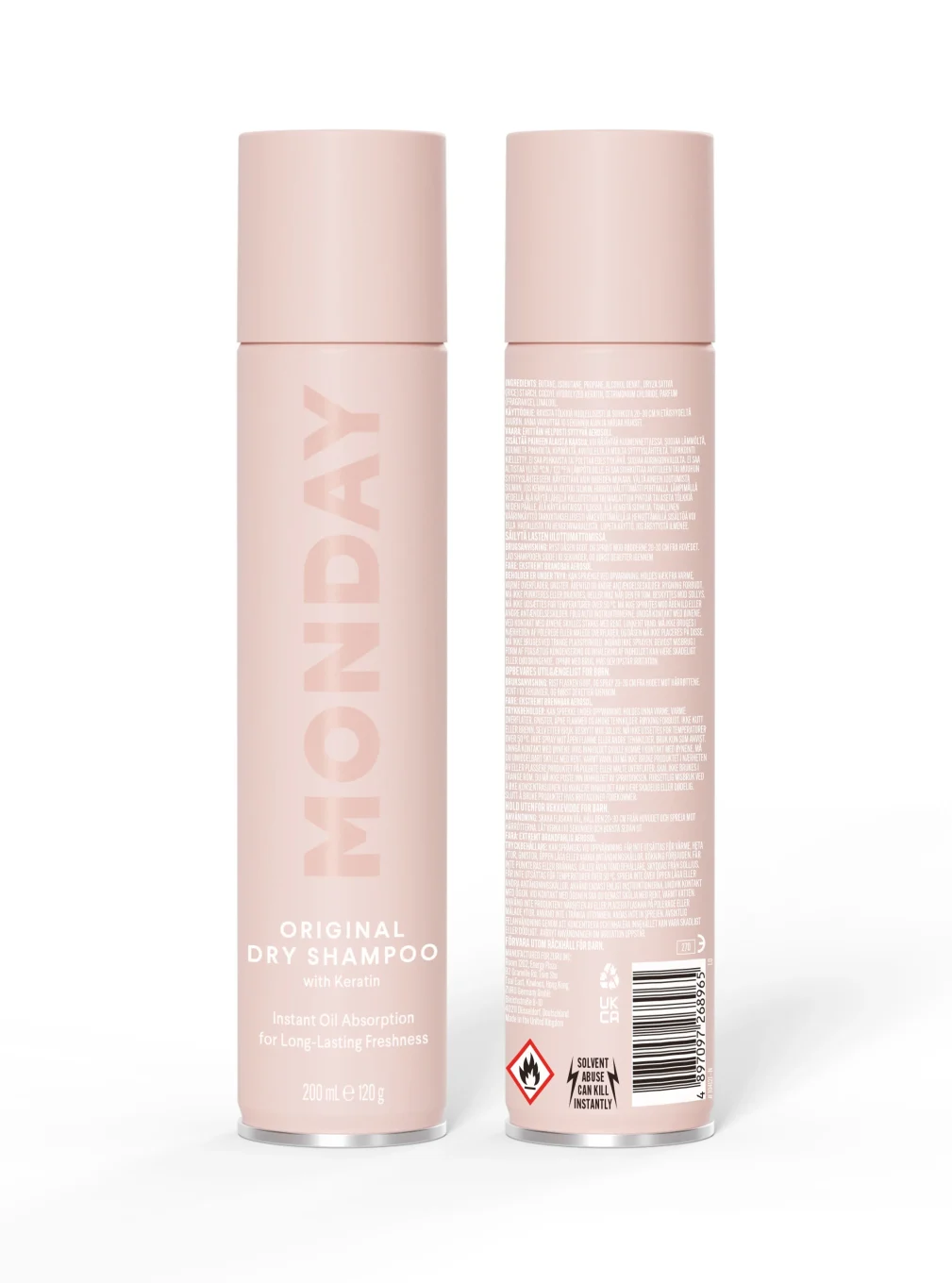 MONDAY Haircare Dry Shampoo Original 200 ml MONDAY Haircare