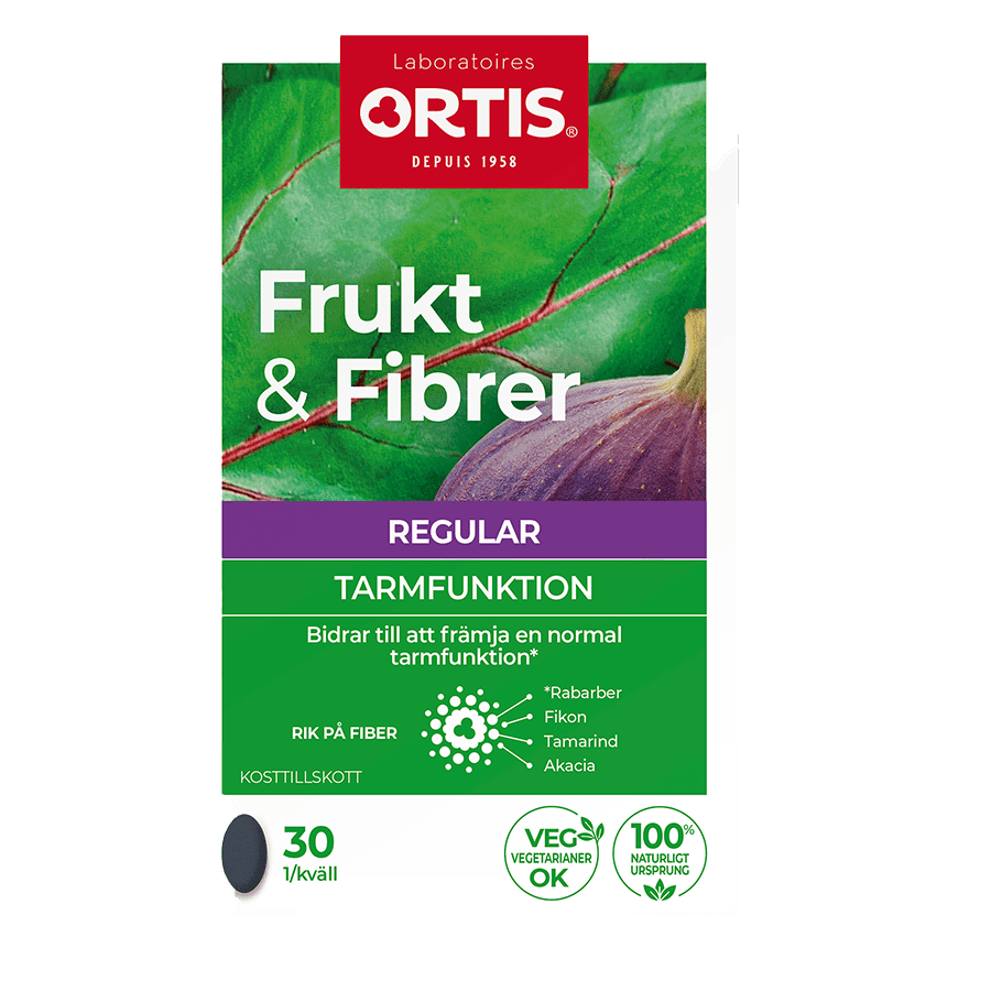 Frukt & Fibrer Tablett 30 st Frukt & Fibrer