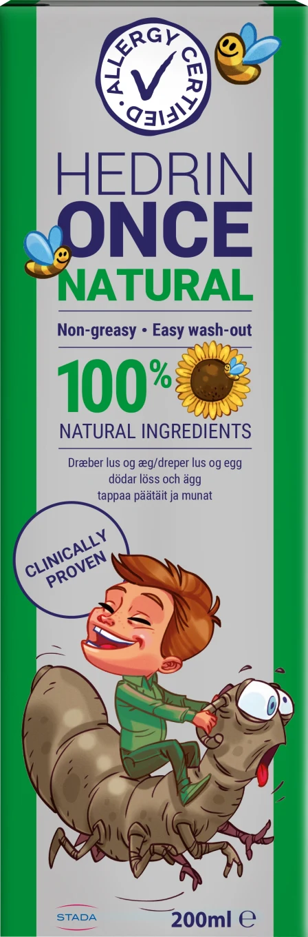 Hedrin Once Natural 200 ml Hedrin